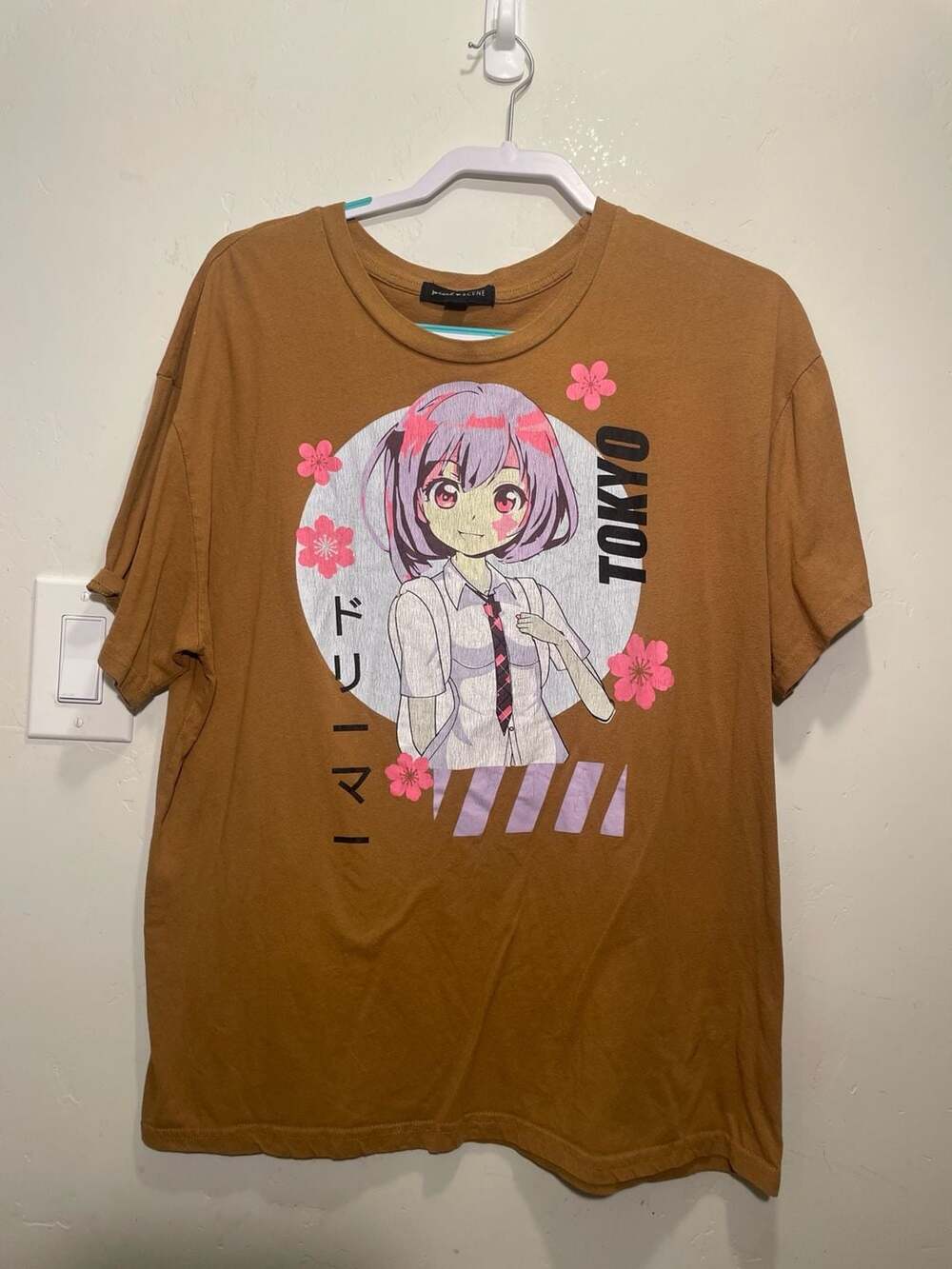 Social Scene Tokyo Anime Graphic T-Shirt XL
